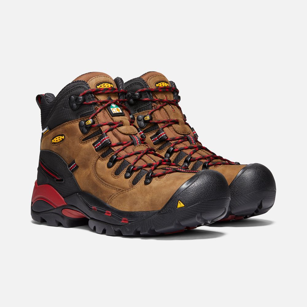 Keen Trekking Bot Erkek Kahverengi/Siyah - Csa Hamilton Waterproof (Carbon-Fiber Toe) - Türkiye VHOM